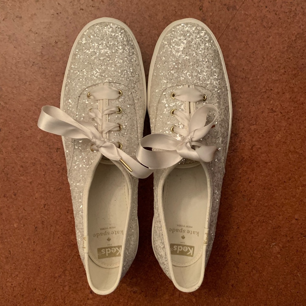 Keds x Kate Spade Triple Glitter Shoes